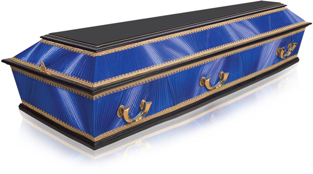 Гроб ФКК-4 комби. тканью колода от 1,8 до 2,1 м. — изображение 4