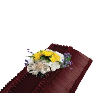 Траурная композиция на крышку гроба №1