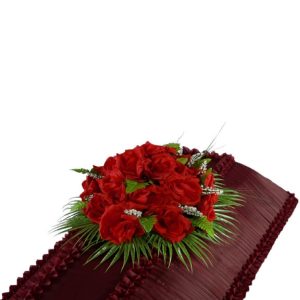 Траурная композиция на крышку гроба №2