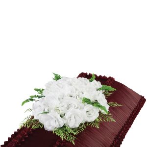 Траурная композиция на крышку гроба №5