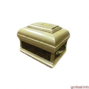 Урна для праха ритуальная из древесины