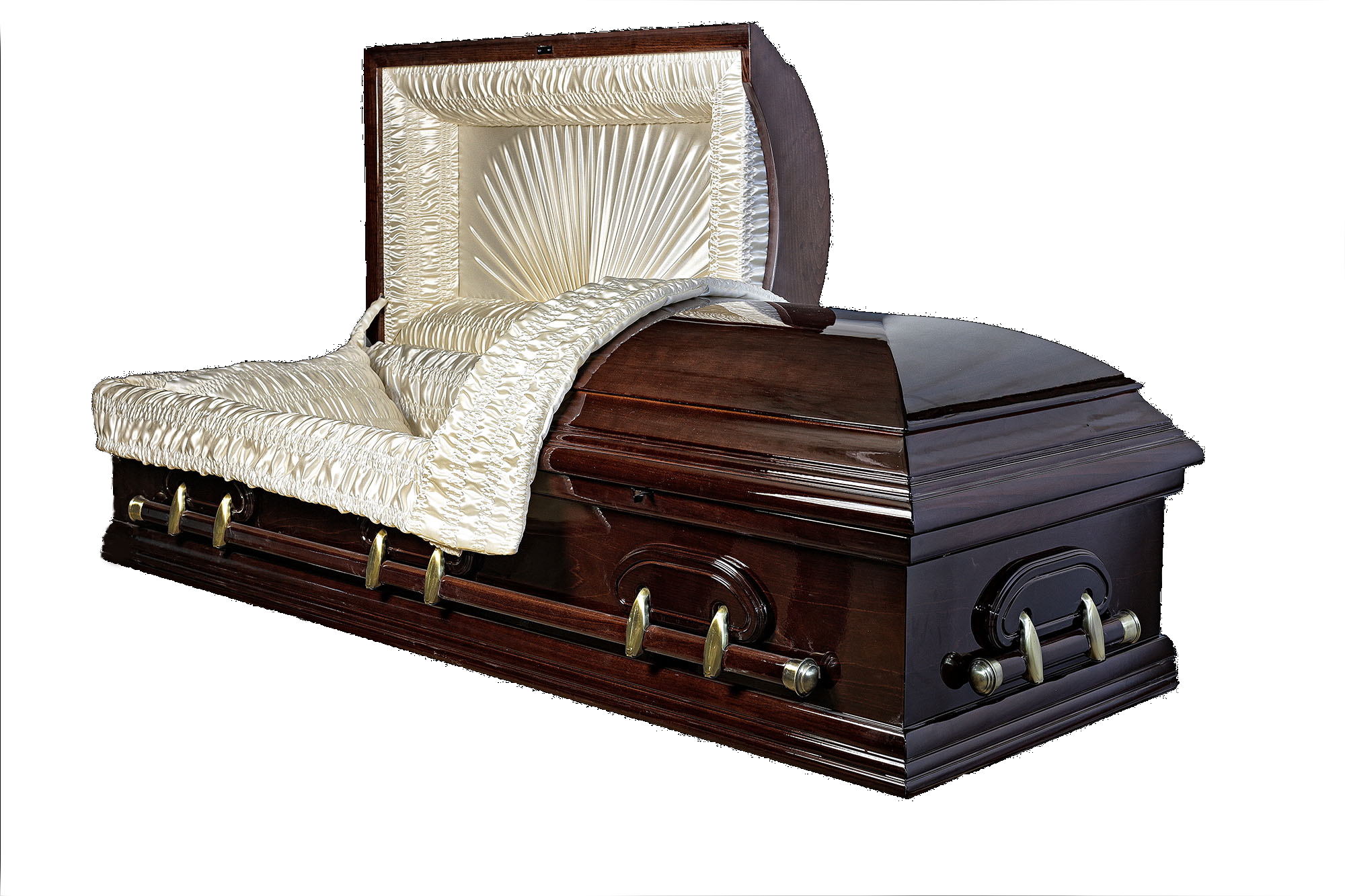 Элитный гроб VICTORIA (вишня, дуб)