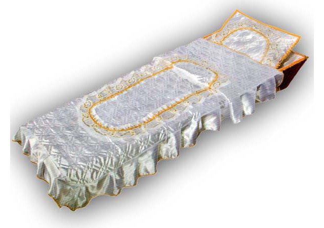 Комплект Элегия (подушка+покрывало) золото