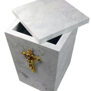 Урна для праха "Белый мрамор"
