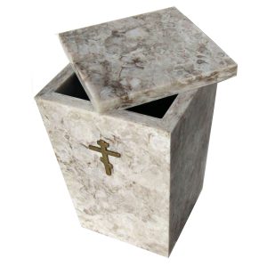 Урна для праха "Песочный мрамор"