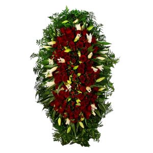 Венок из Живых Цветов № 1