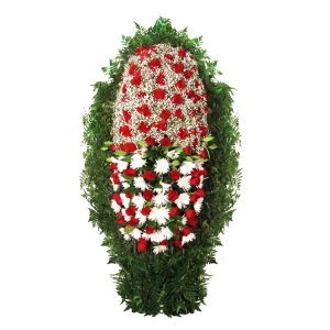 Венок из Живых Цветов № 7